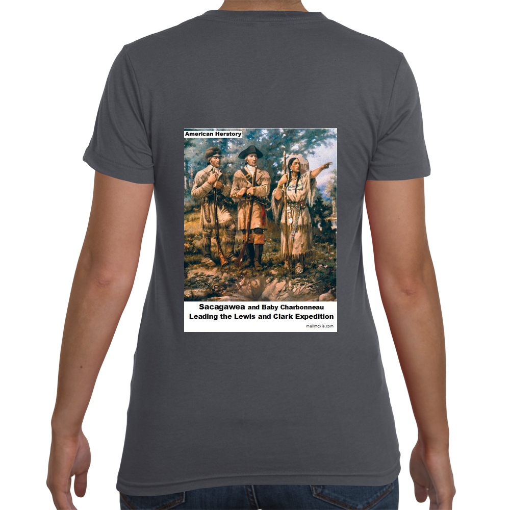 American Herstory: Sacagawea and Baby Lead Lewis and Clark Tee